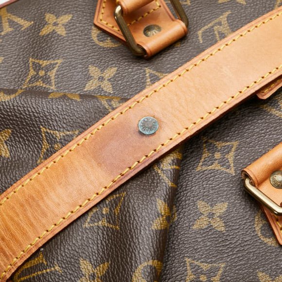 LOUIS VUITTON Brown Monogram Leather Boston Bag - Picture 7 of 11